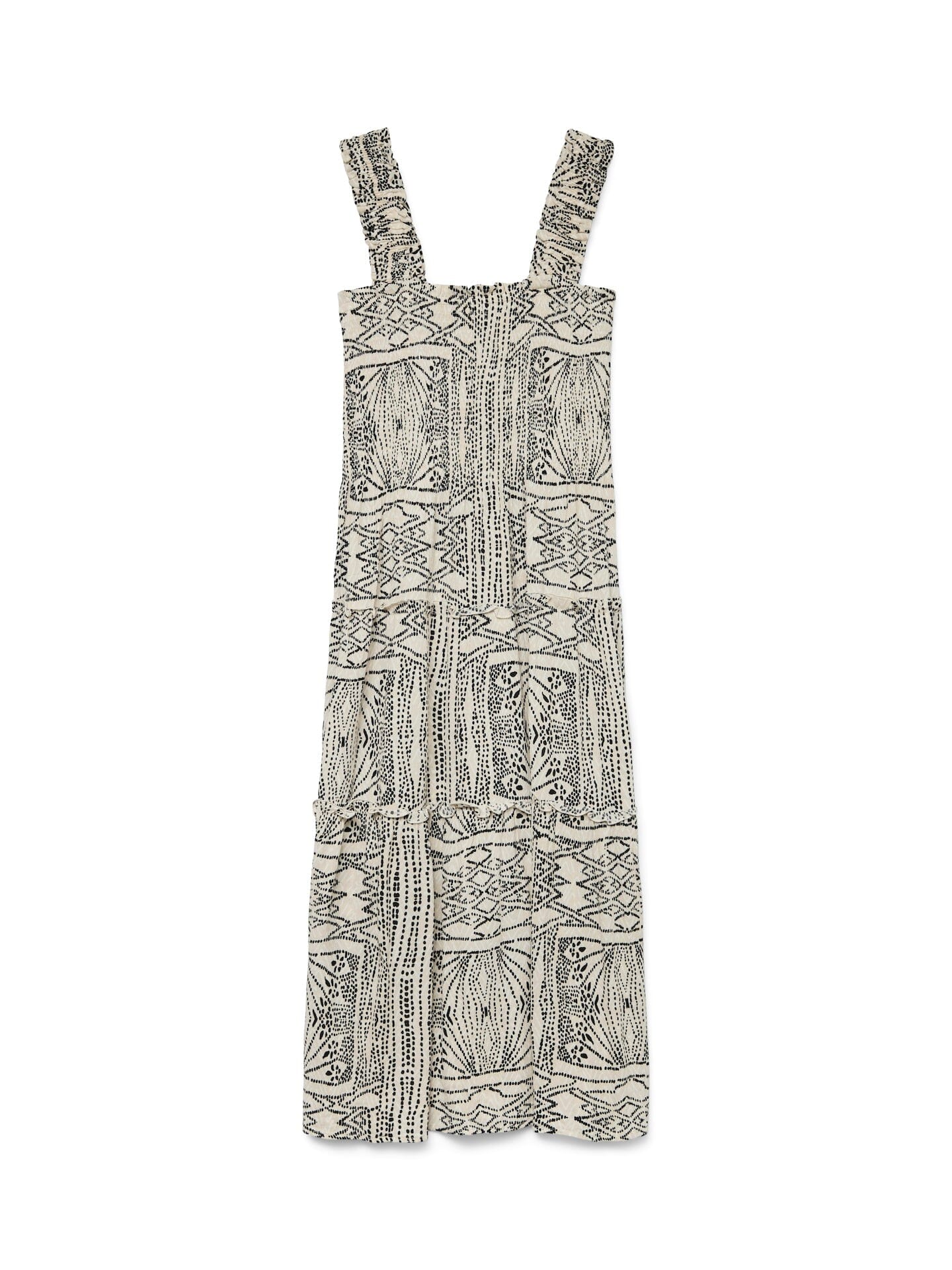 Menny Smock Dress | Oatmeal Tenna Dresses Vero Moda 