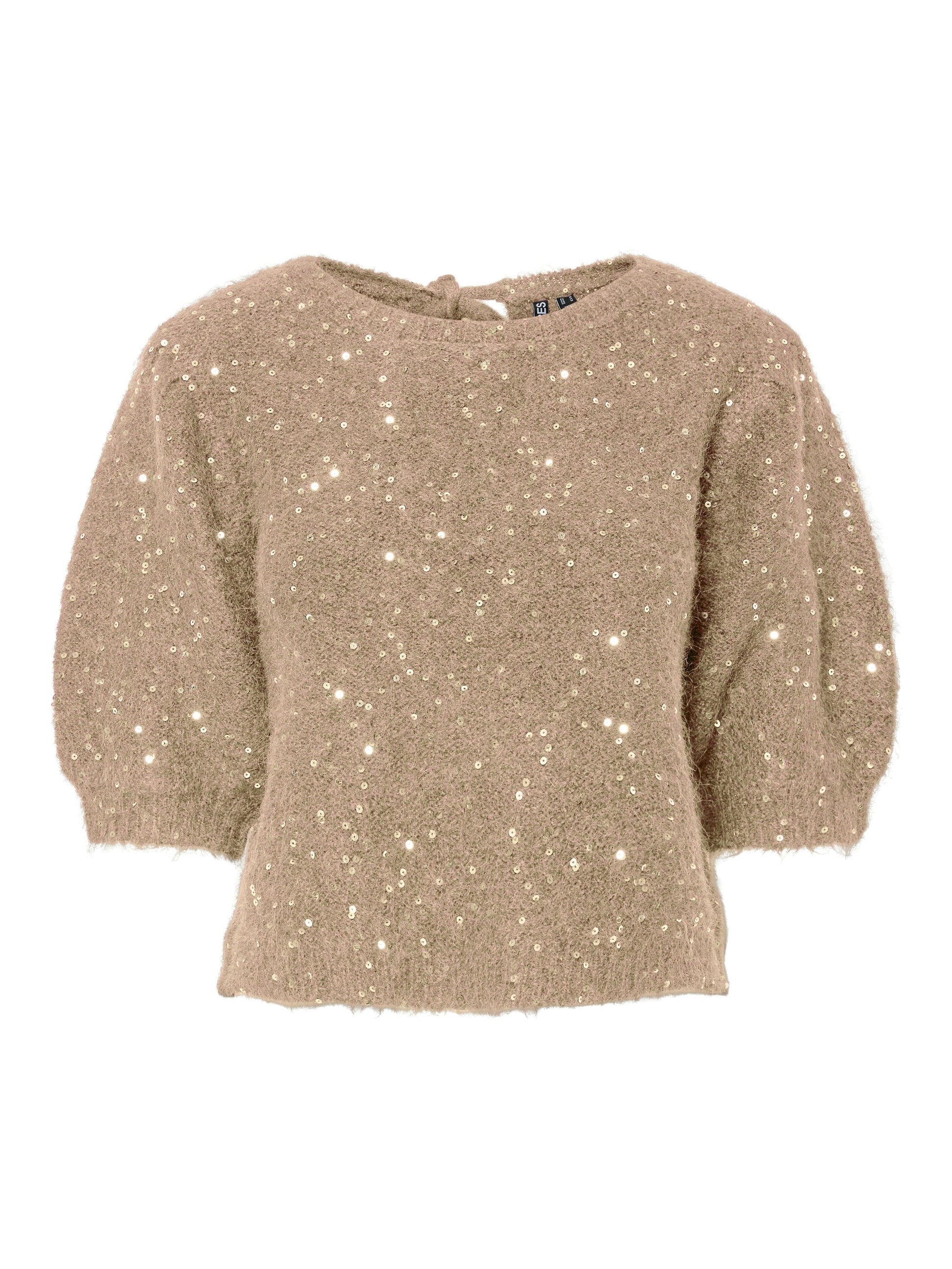 Mesva Tie Knit | Greige Knitwear Pieces 