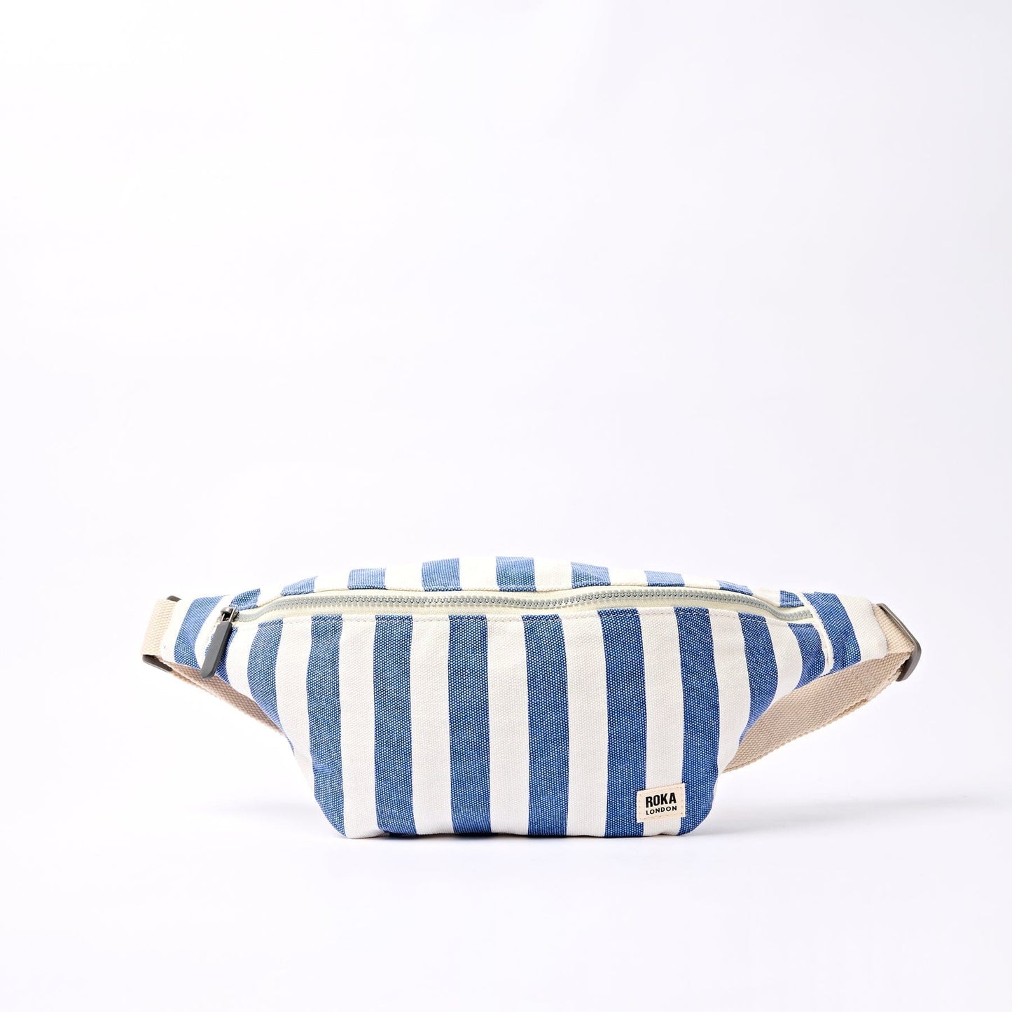 Mill Hill Crossbody Bag | Denim Stripe Backpacks Roka 