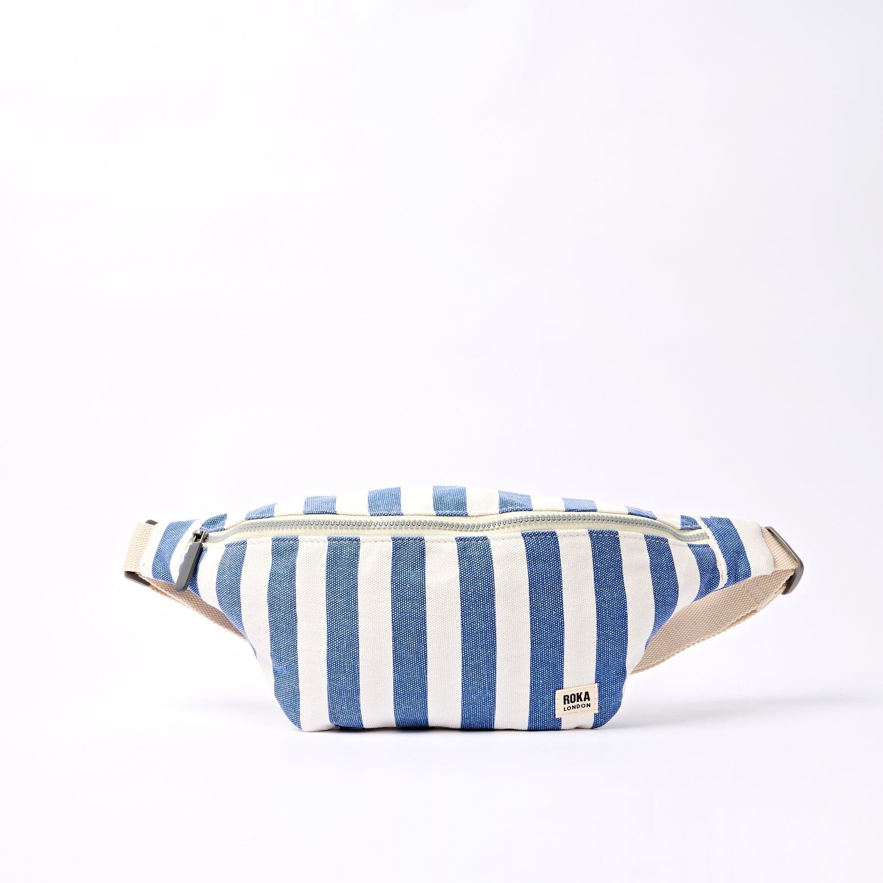 Mill Hill Crossbody Bag | Denim Stripe Backpacks Roka 