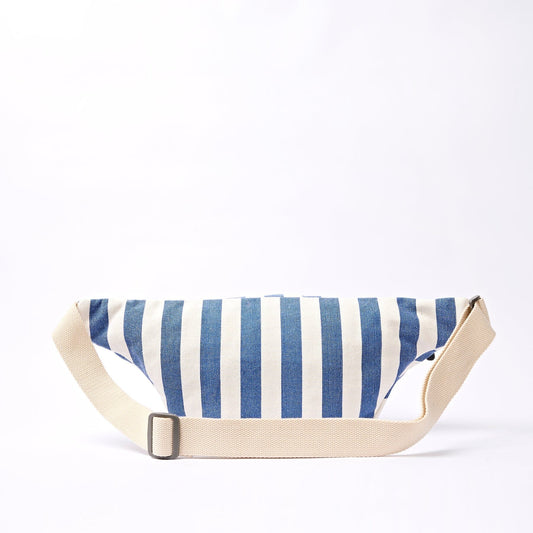 Mill Hill Crossbody Bag | Denim Stripe Backpacks Roka 