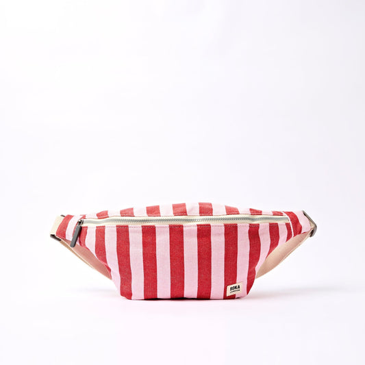 Mill Hill Crossbody Bag | Strawberry Stripe Backpacks Roka 