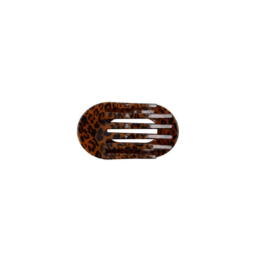Milla Hair Clip | Brown Leo Hair Accessories Black Colour 