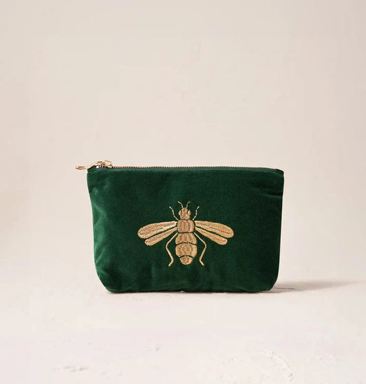 Mini Pouch | Honey Bee | Emerald Pouch Elizabeth Scarlett 