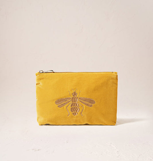 Mini Pouch | Honey Bee | Mustard Purse Elizabeth Scarlett 