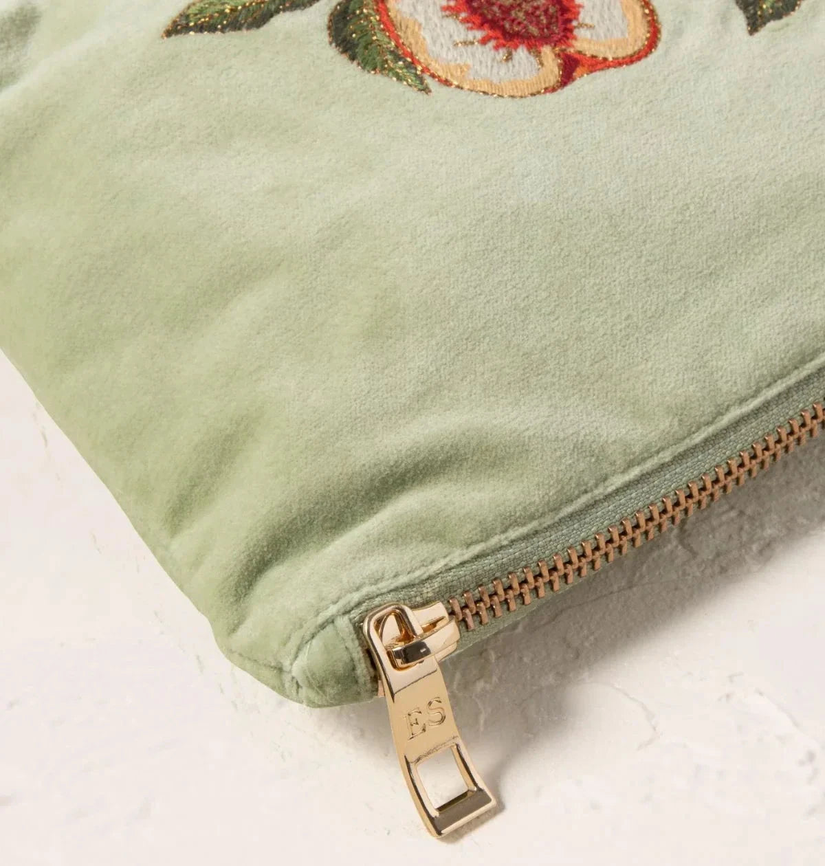 Mini Pouch | Summer Peach | Celadon Make up Bag Elizabeth Scarlett 