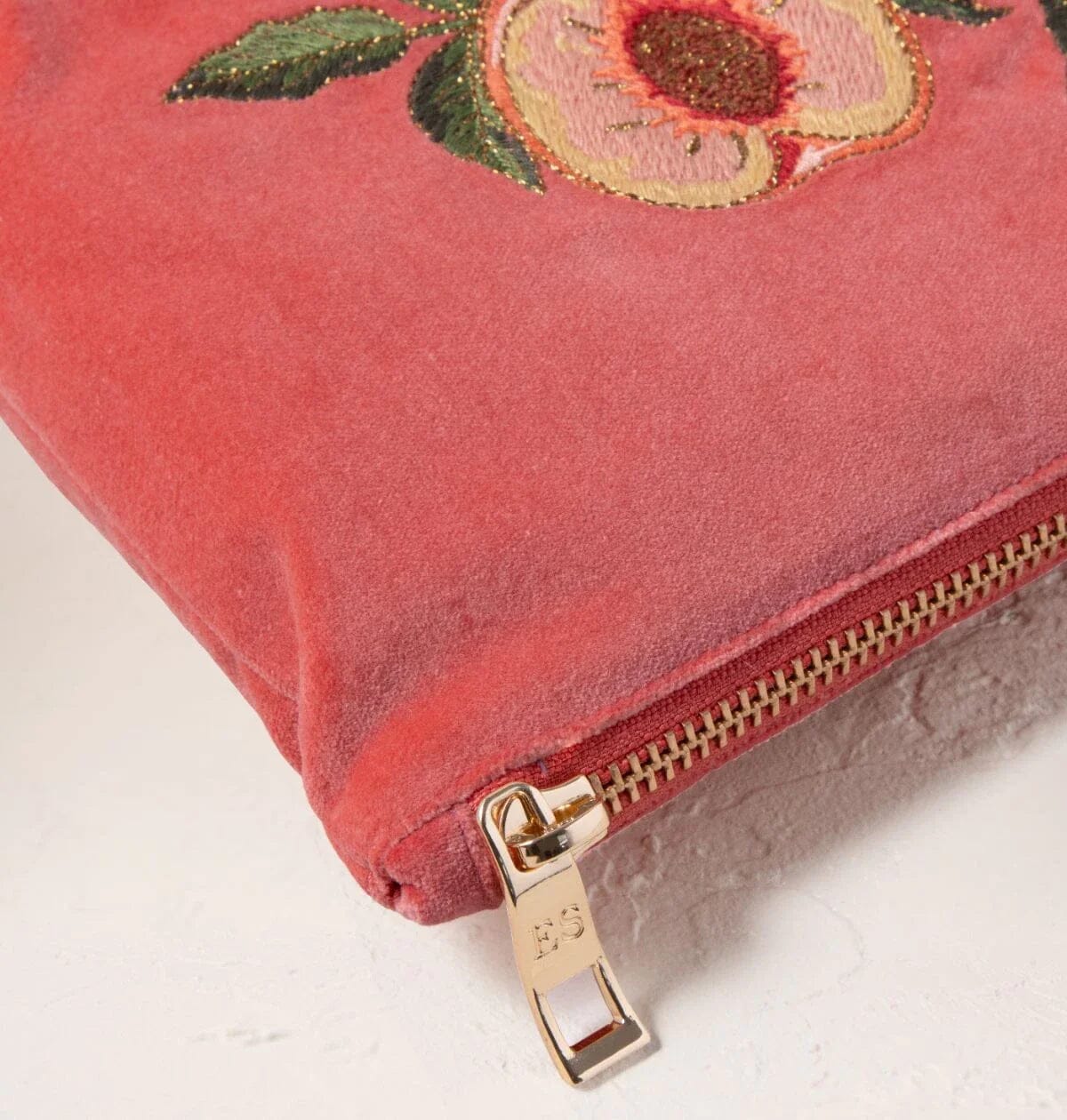 Mini Pouch | Summer Peach | Spiced Coral Make up Bag Elizabeth Scarlett 