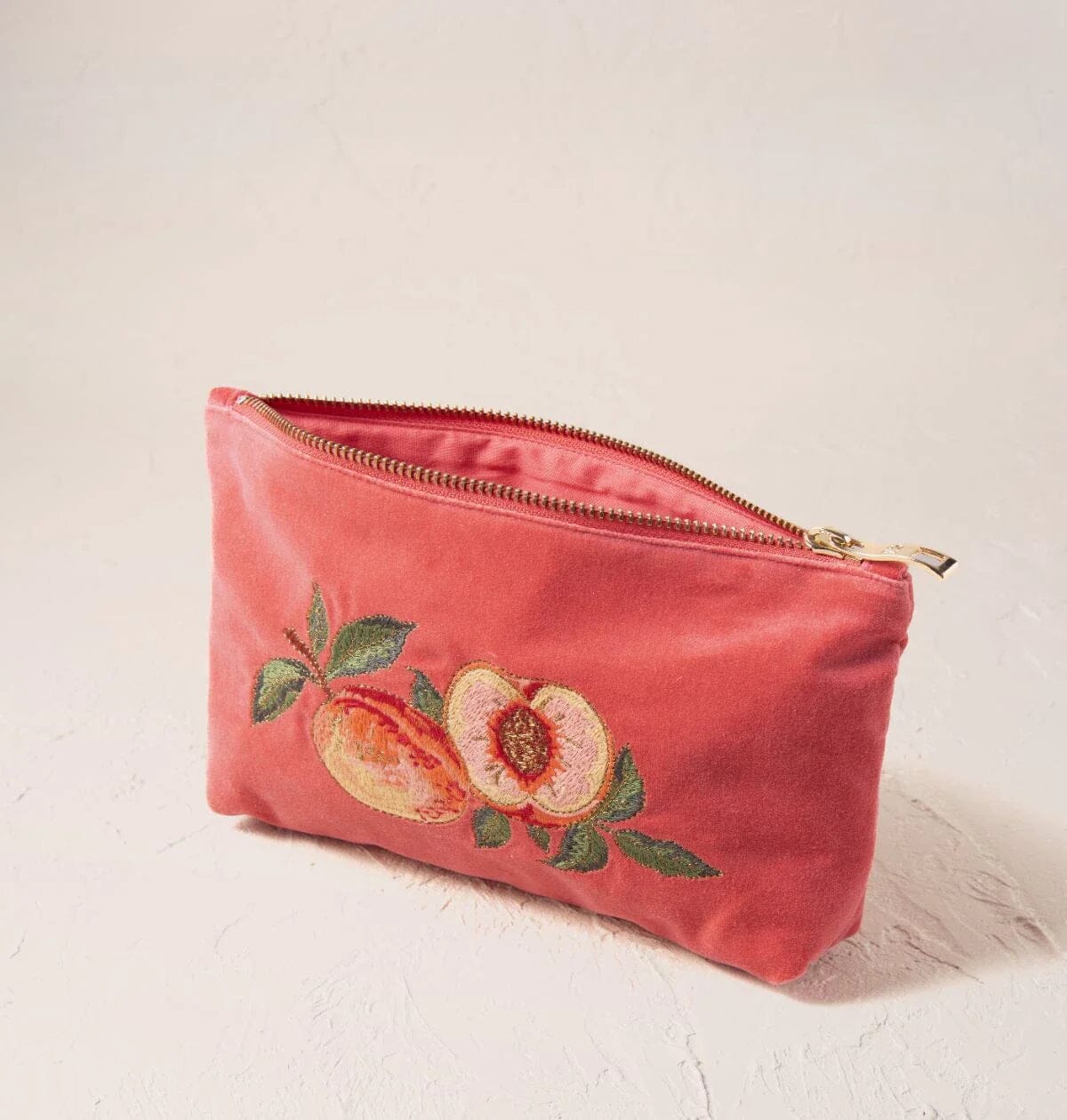 Mini Pouch | Summer Peach | Spiced Coral Make up Bag Elizabeth Scarlett 