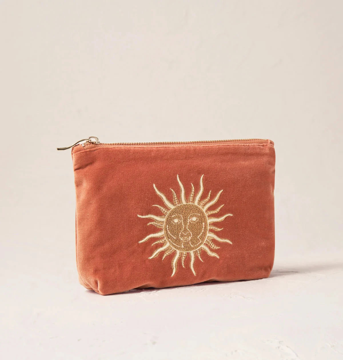 Mini Pouch | Sun Goddess | Rust Make up Bag Elizabeth Scarlett 