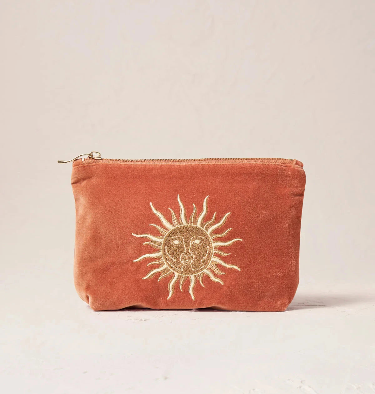 Mini Pouch | Sun Goddess | Rust Make up Bag Elizabeth Scarlett 