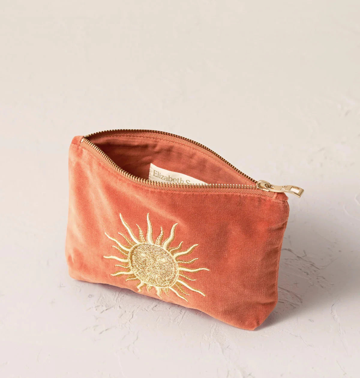 Mini Pouch | Sun Goddess | Rust Make up Bag Elizabeth Scarlett 