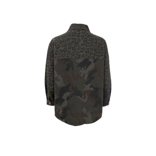Morgan Jacket | Camouflage Dresses Black Colour 