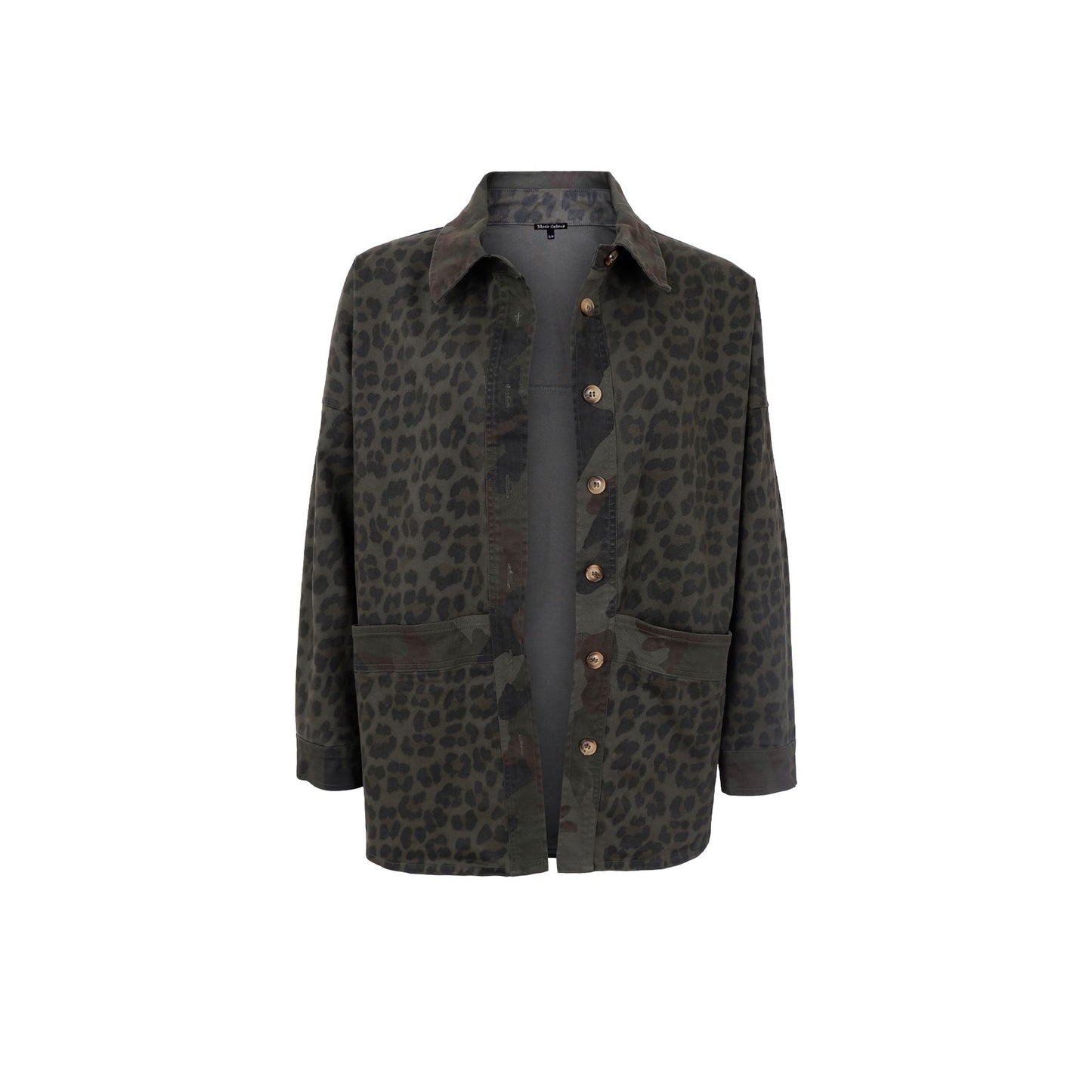 Morgan Jacket | Camouflage Dresses Black Colour 