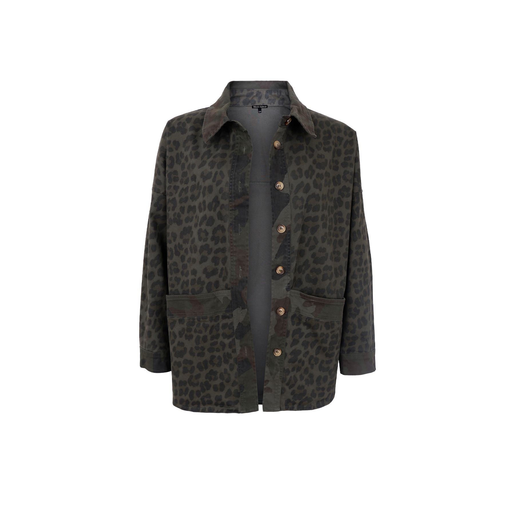 Morgan Jacket | Camouflage Dresses Black Colour 
