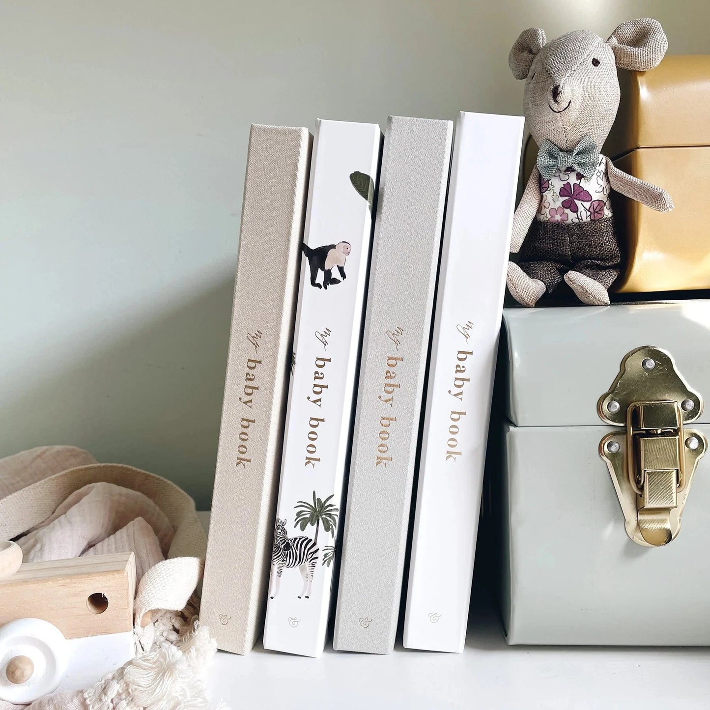 My Baby Book | White Stationery Blush and Gold 