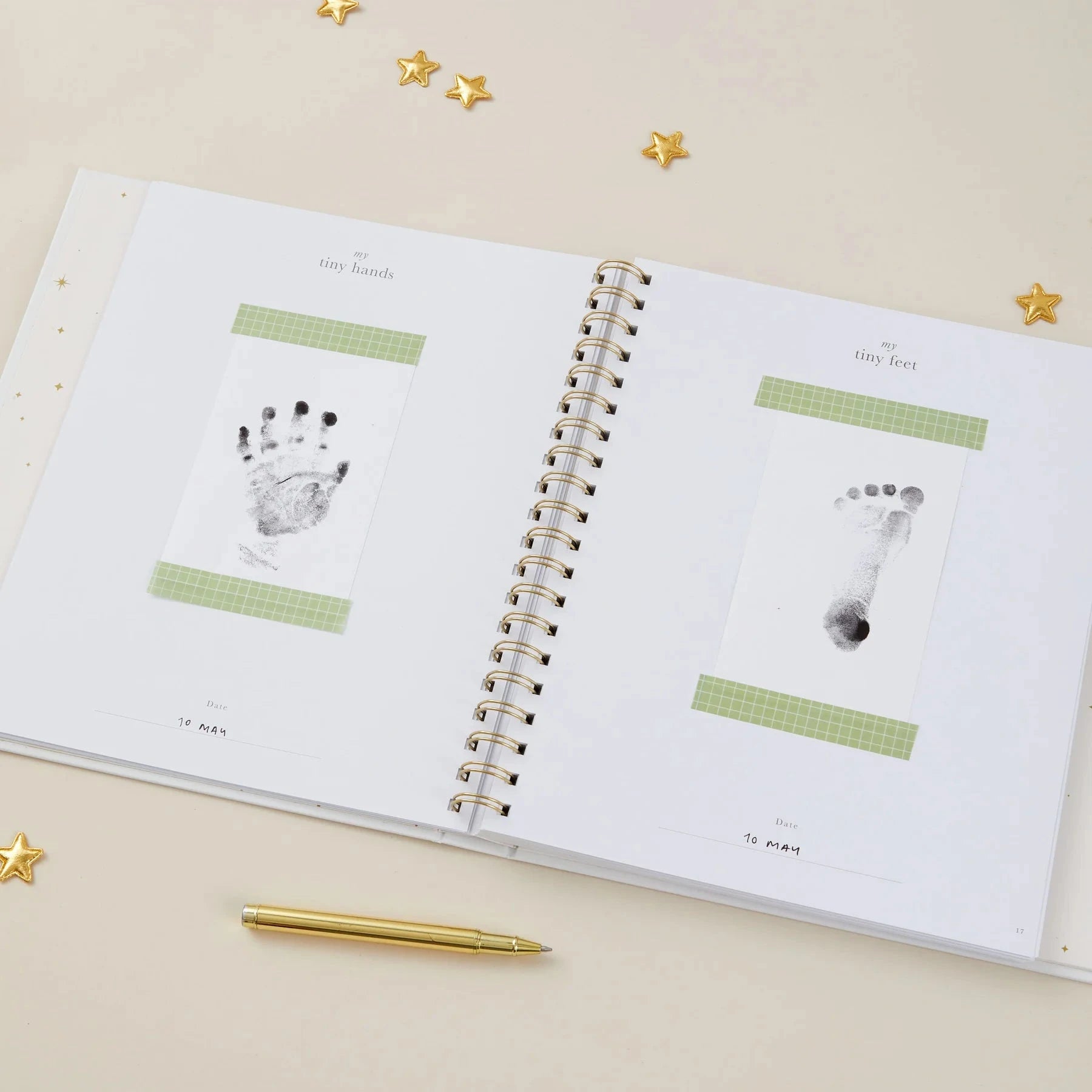 My Baby Book | White Stationery Blush and Gold 