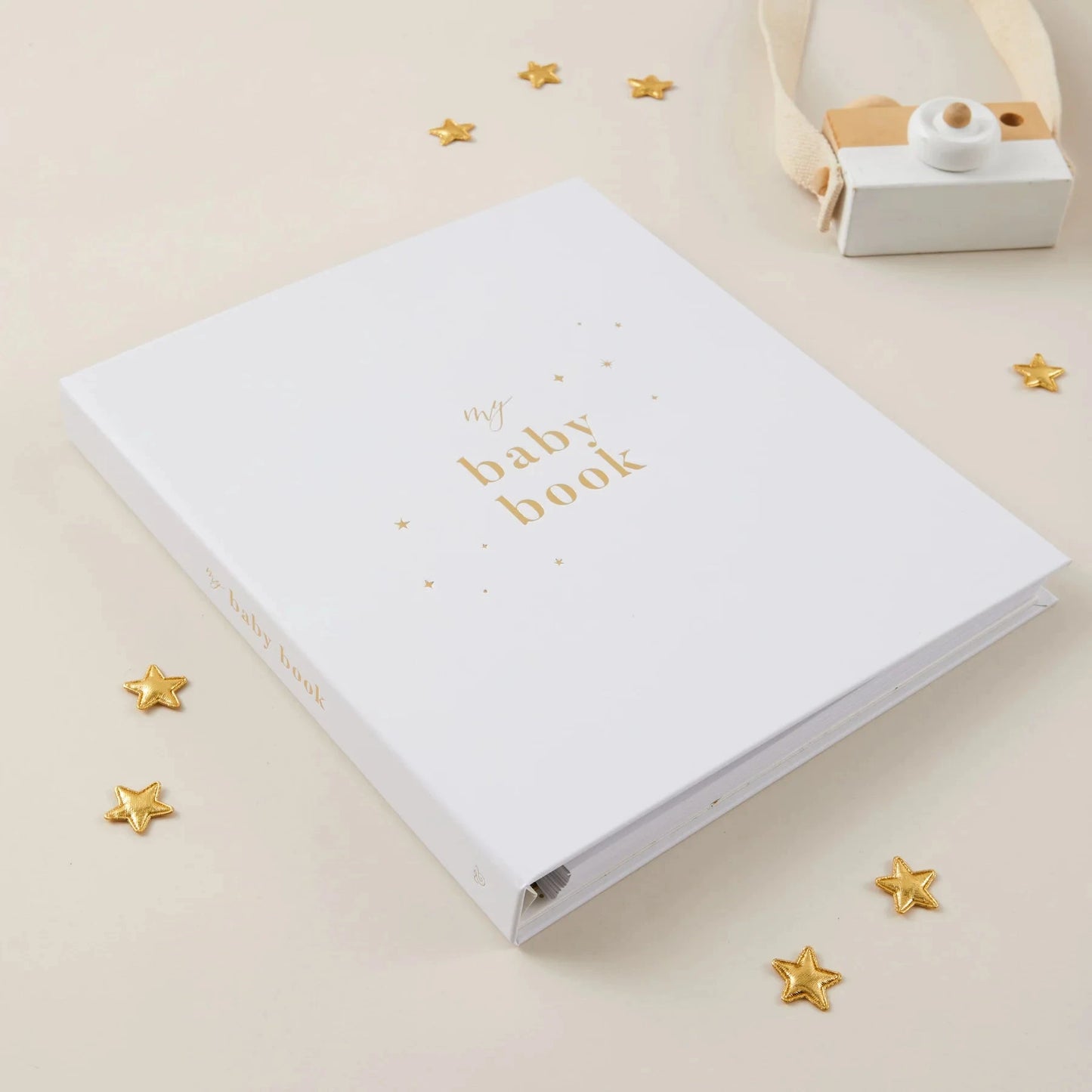 My Baby Book | White Stationery Blush and Gold 