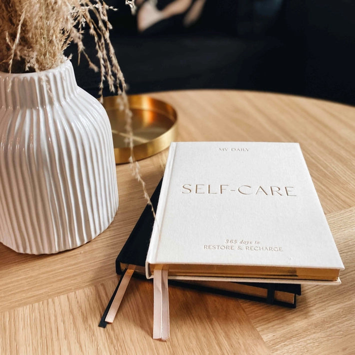 My Daily Self Care Journal | Almond Stationery Blush and Gold 