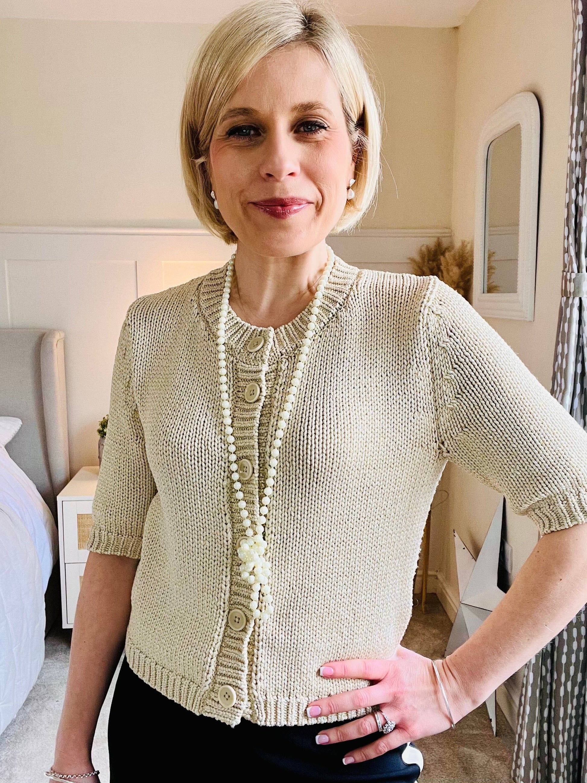 Nathelie Cardigan | French Oak Metal Cardigan Part Two 