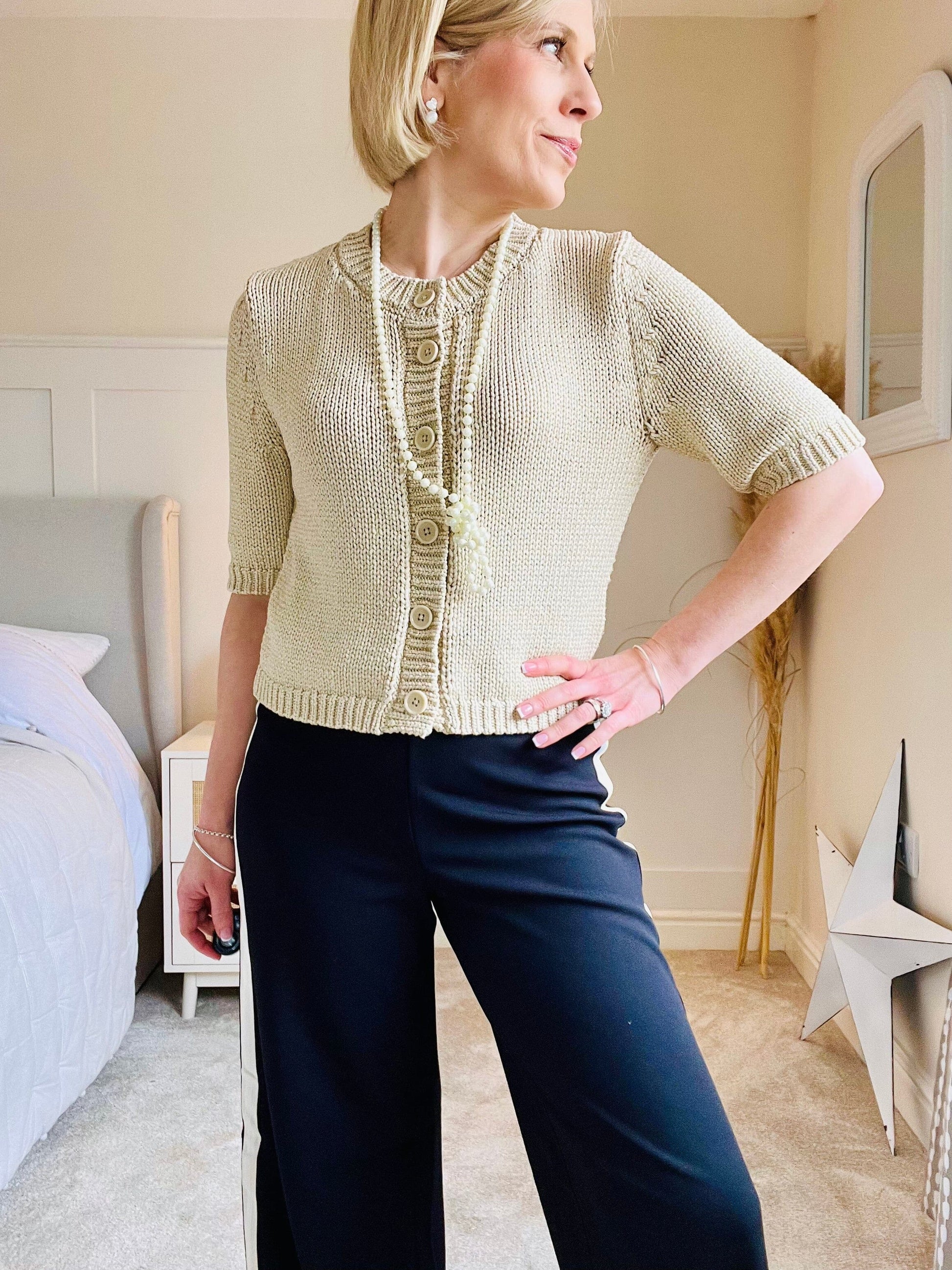 Nathelie Cardigan | French Oak Metal Cardigan Part Two 