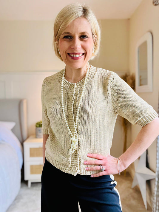 Nathelie Cardigan | French Oak Metal Cardigan Part Two 
