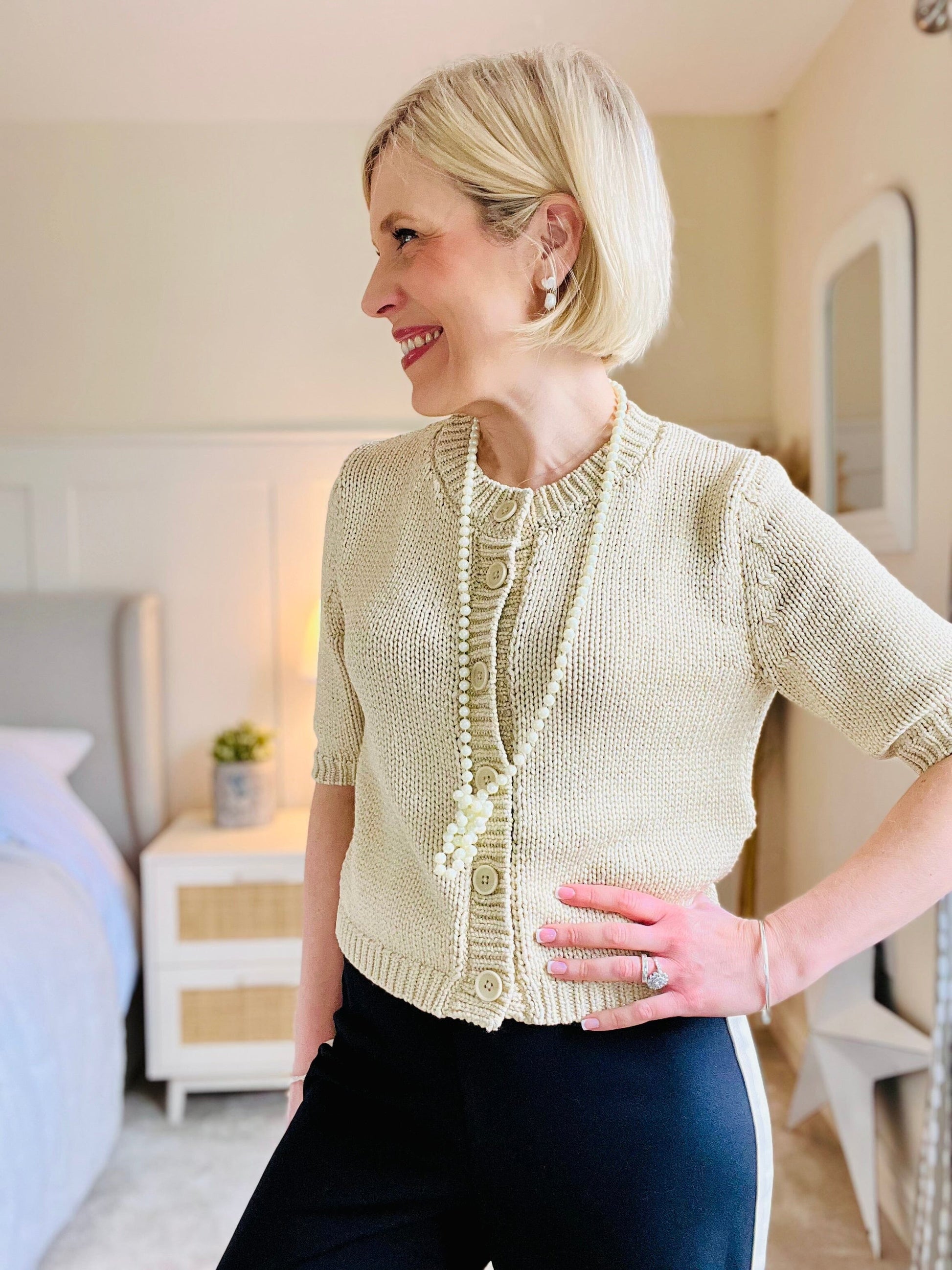 Nathelie Cardigan | French Oak Metal Cardigan Part Two 