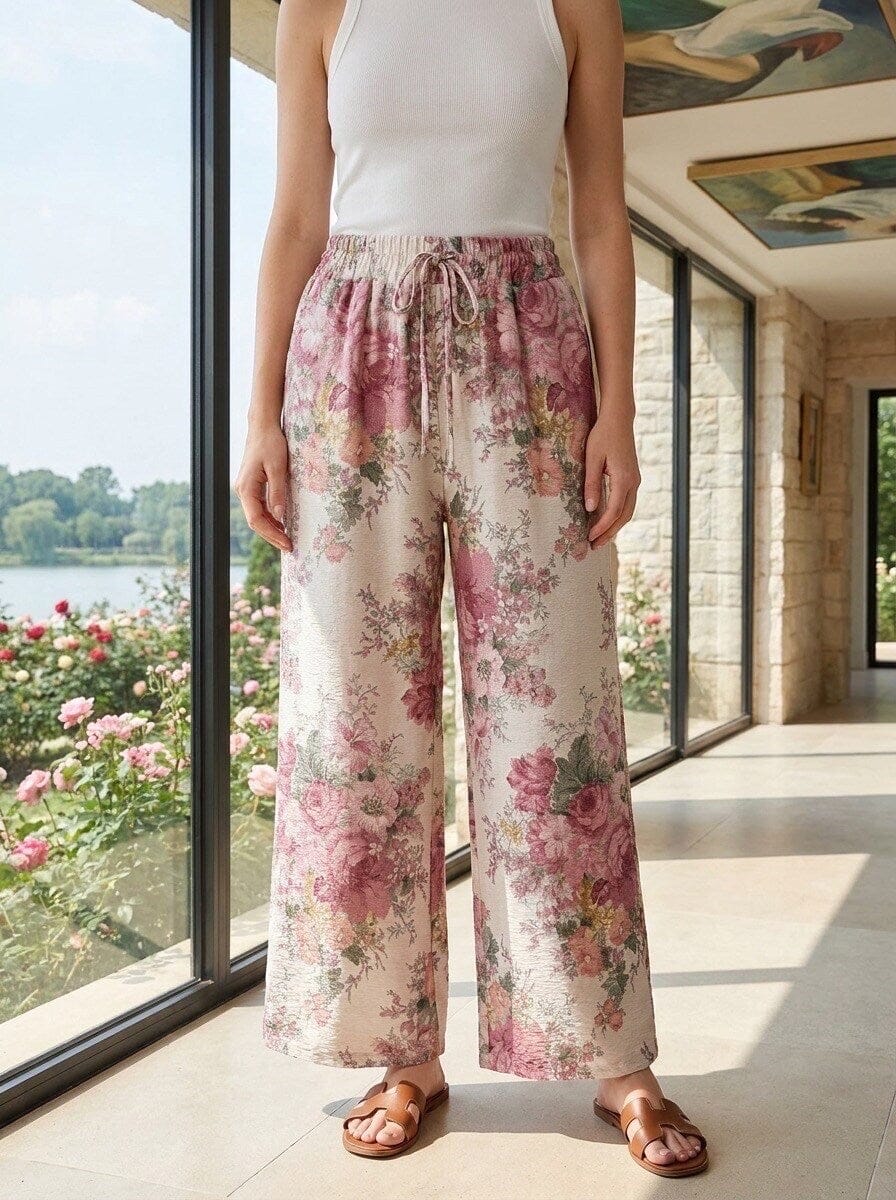 Nefeli Floral Pants | 2 Colours Shorts Parisienne Collection 