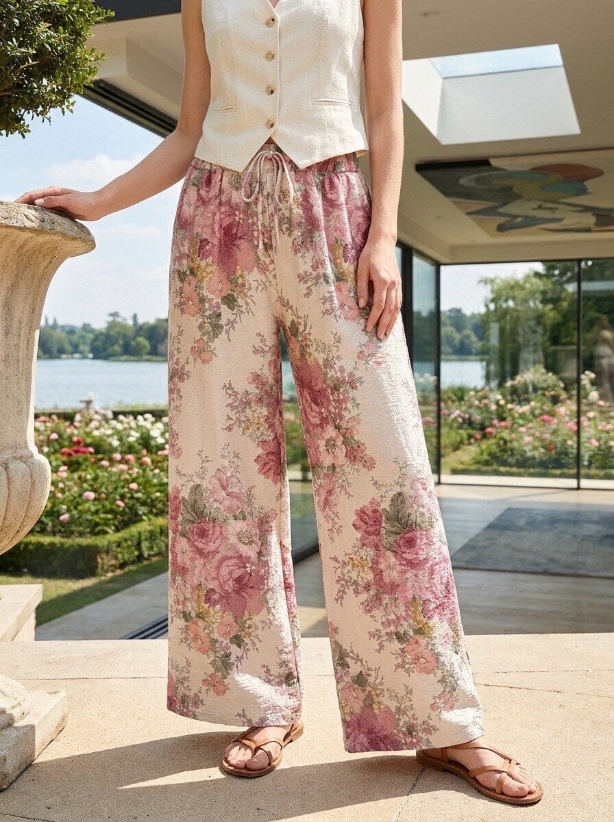 Nefeli Floral Pants | 2 Colours Shorts Parisienne Collection 