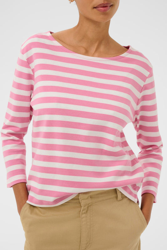 Nela Stripe Top | Orchid Stripe Shirts & Tops Part Two 