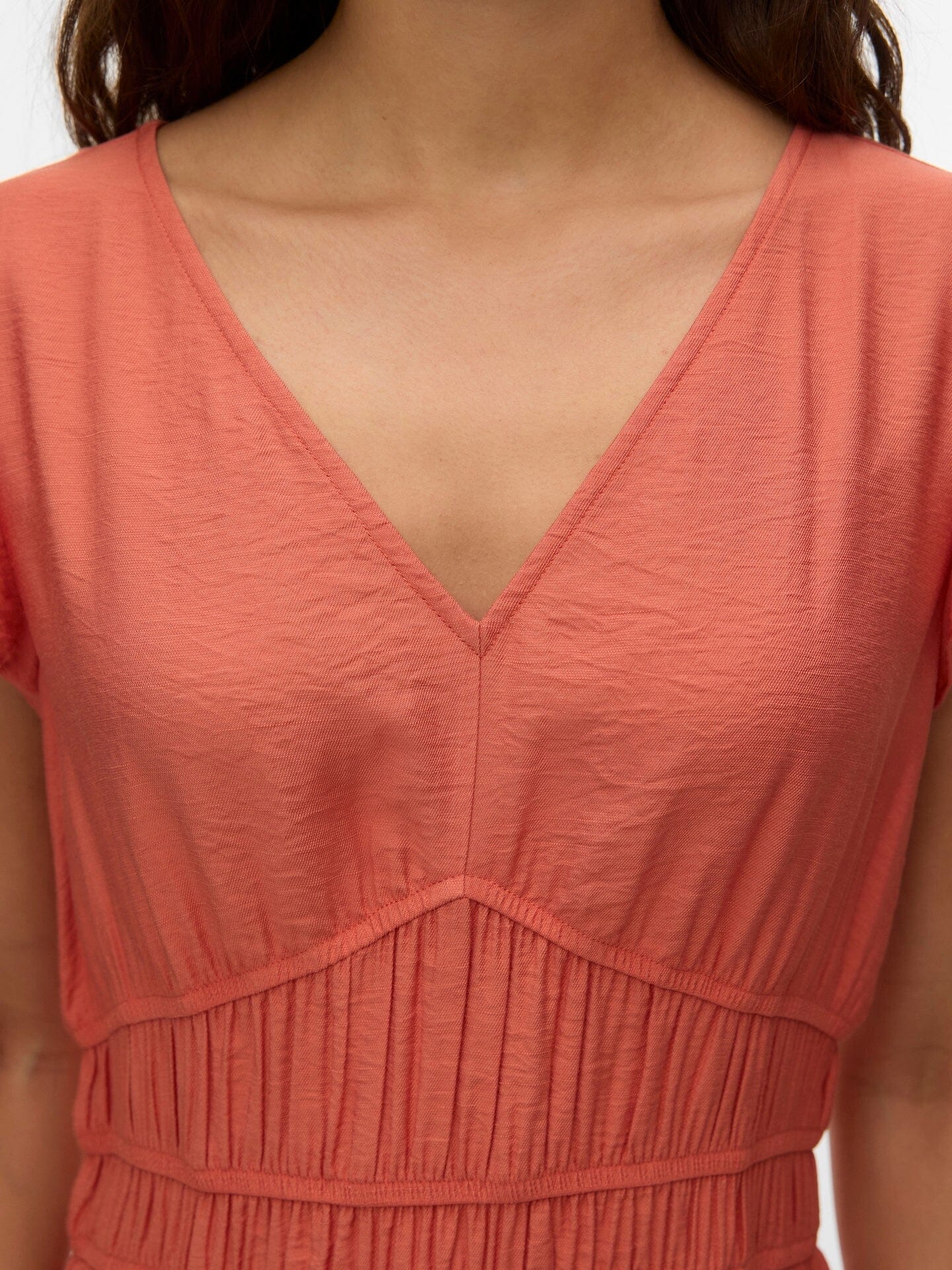 Nellie V Neck Dress | Langoustine Dress Vero Moda 