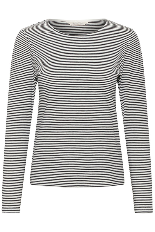 Nemajas Top | Dark Navy Stripe Top Part Two 