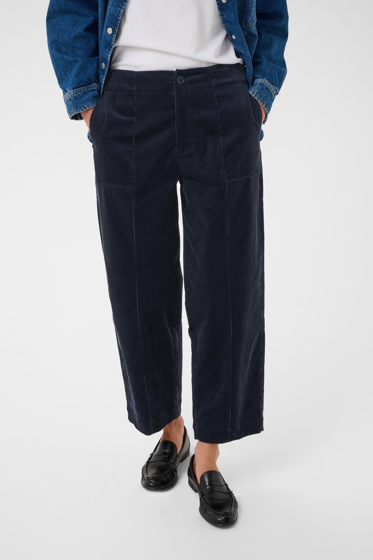 Netta Trousers | Dark Navy Trousers Part Two 