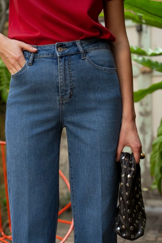 NEW Cleo Wide Leg Jeans | 2 Colours Jeans Parisienne Collection 