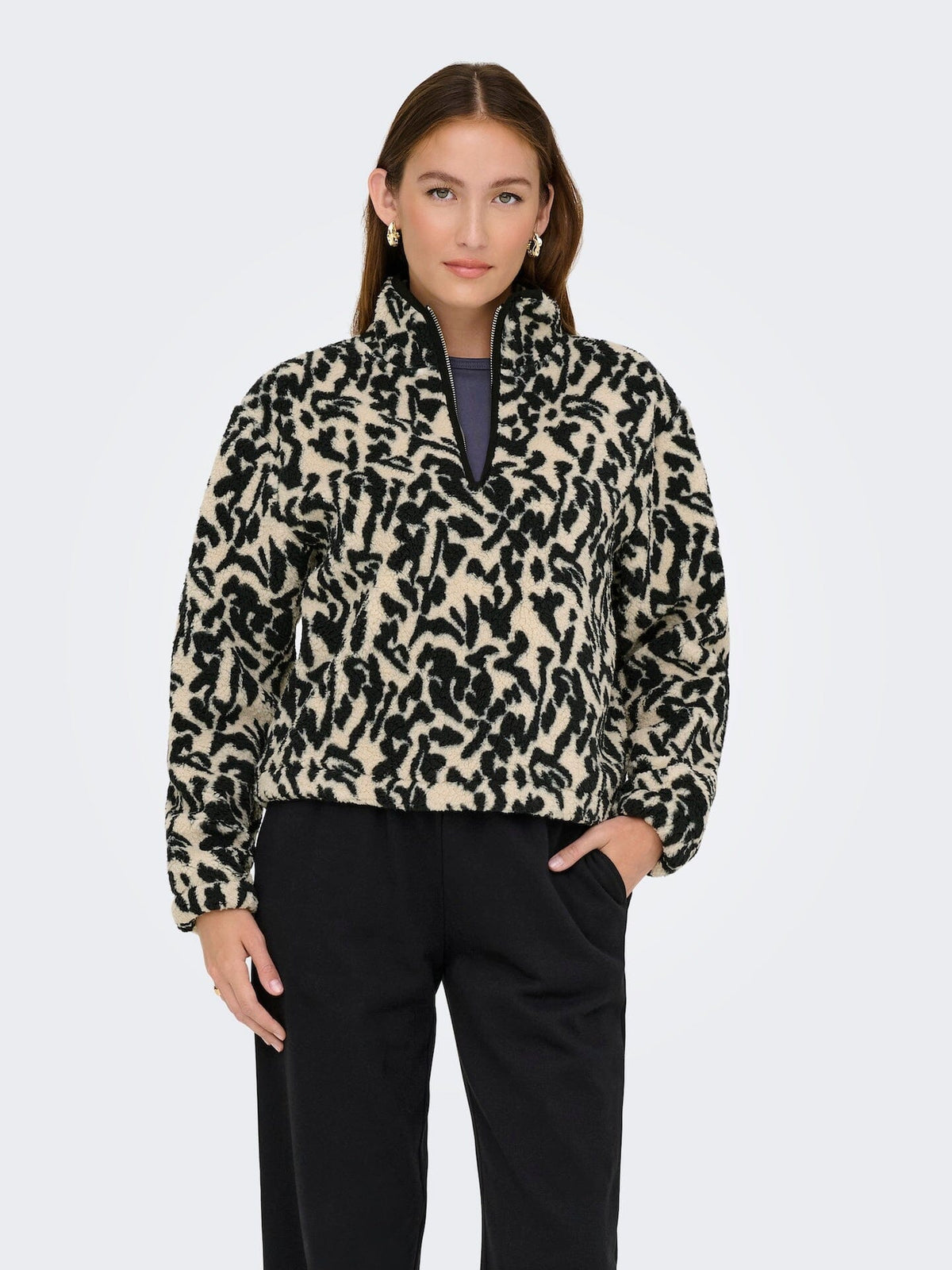 New Dallas Zip Sweater | Black Jacket Only 