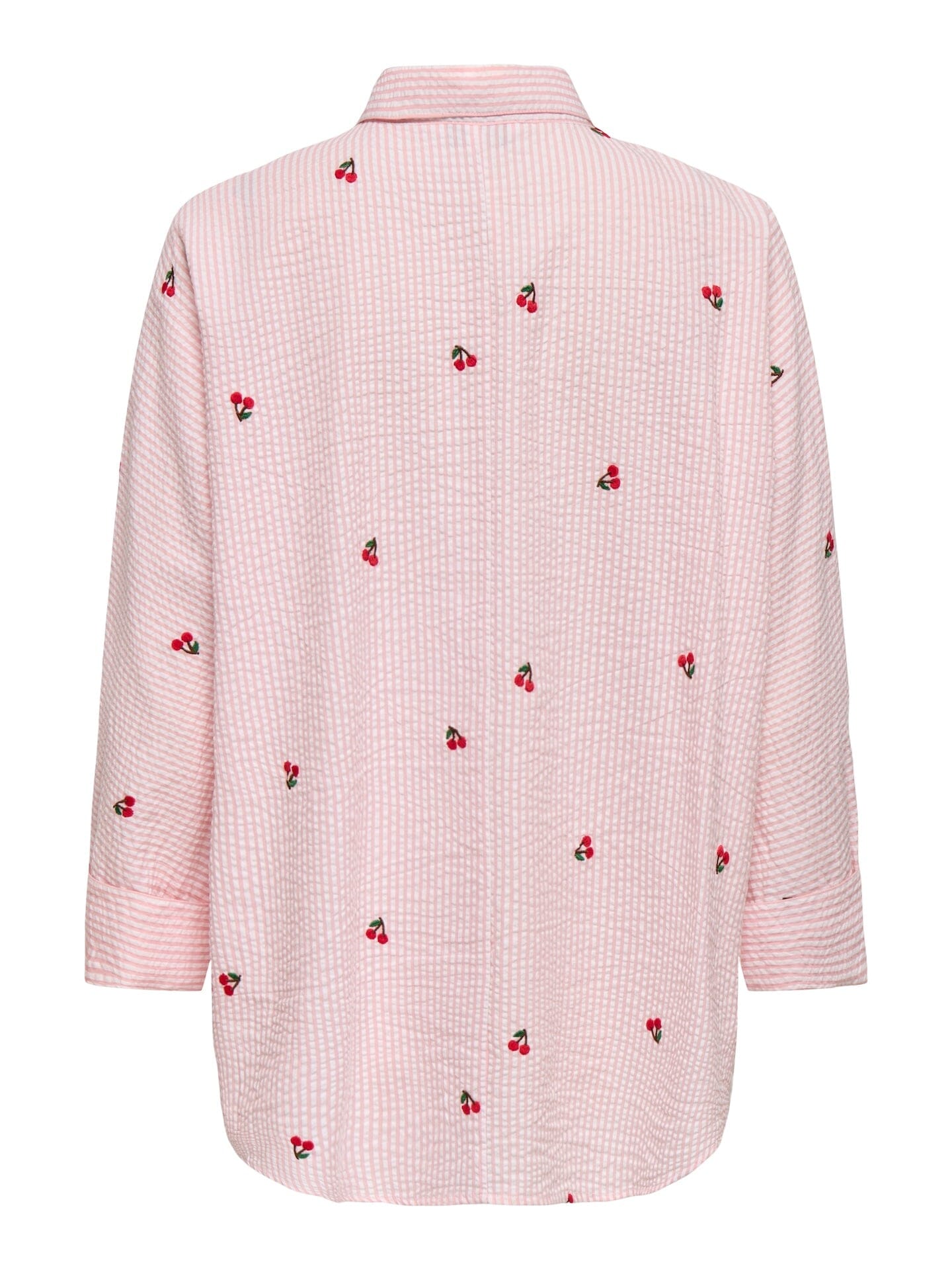 New Lina Cherry Shirt | Crystal Rose/Bright White Shirt Only 