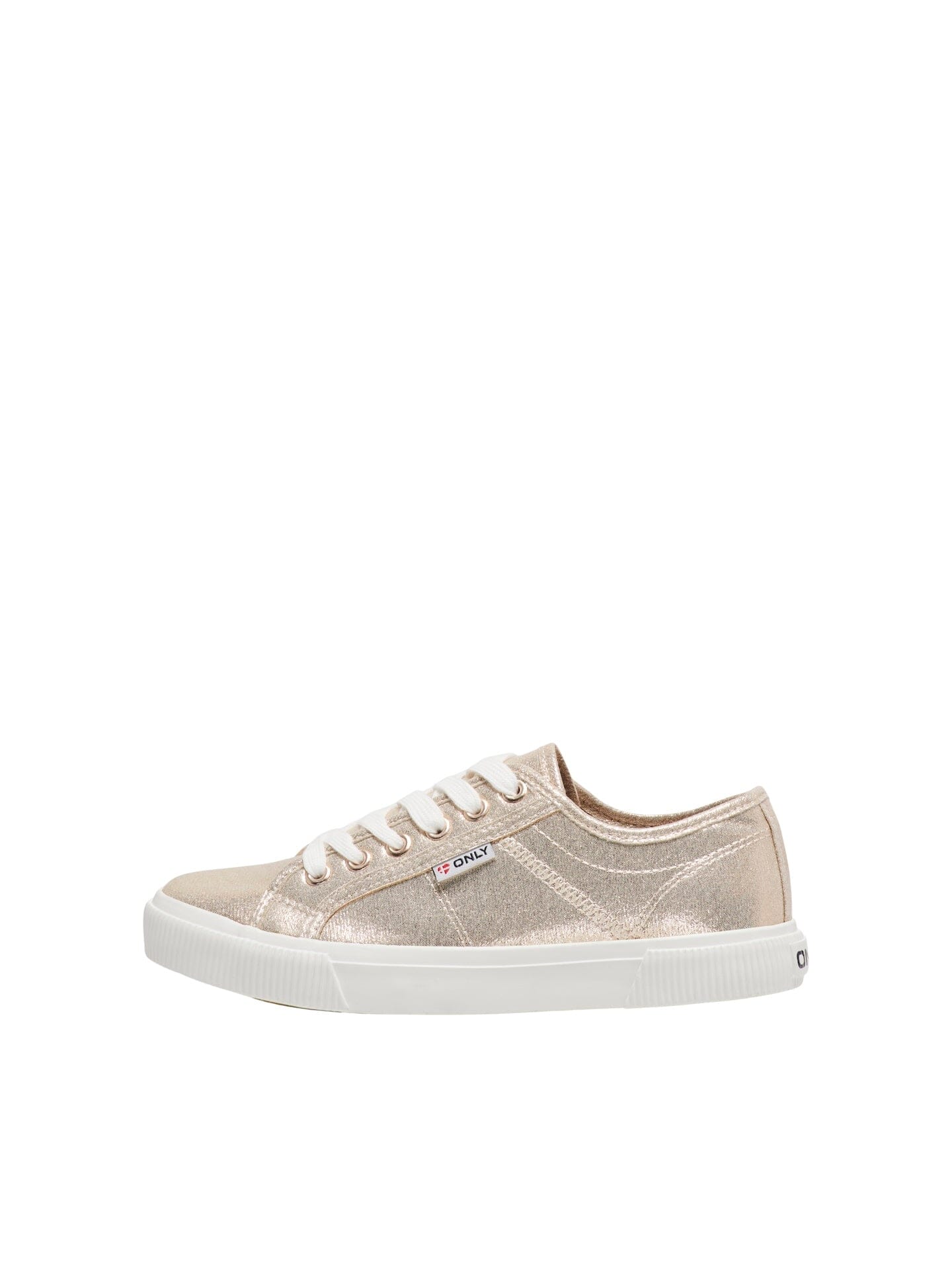 Nicola Canvas Sneaker | Gold Trainers Tamaris 