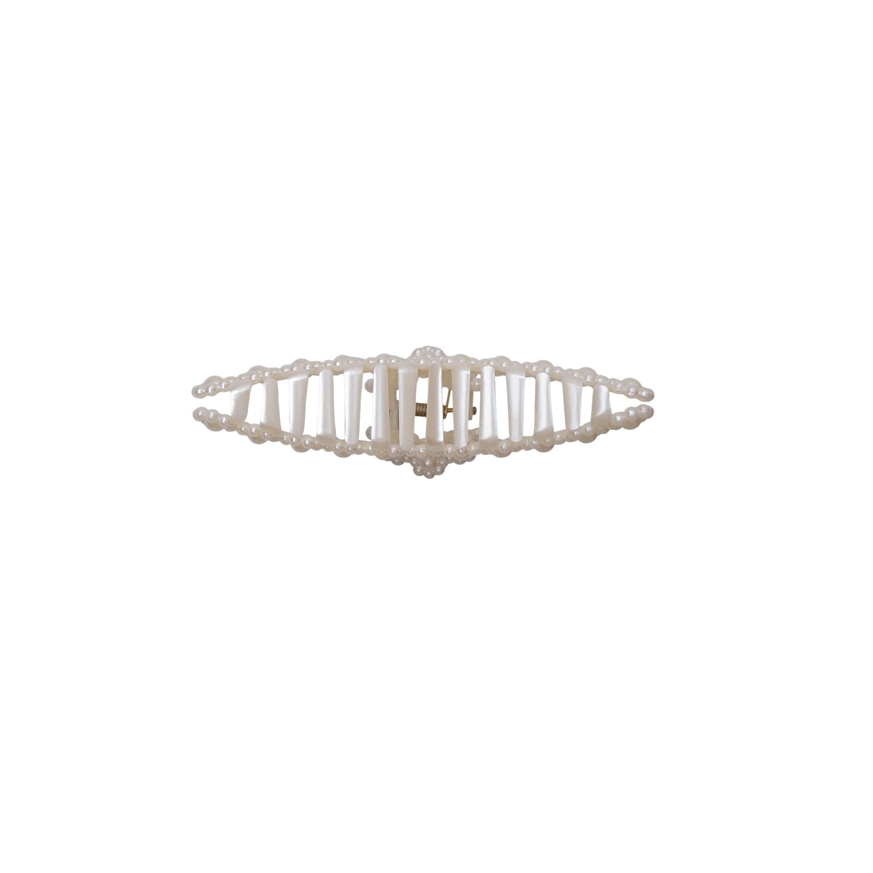 Nisha Hair Claw | Mother of Pearl Hair Accessories Black Colour 