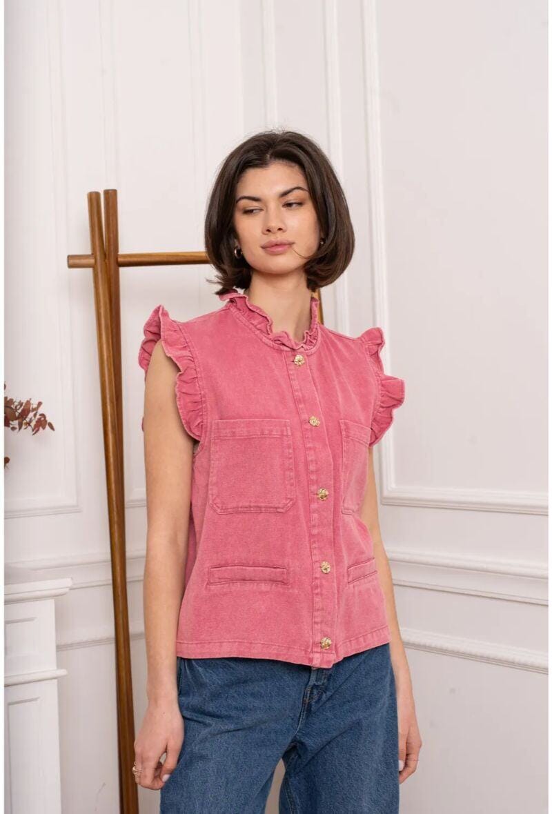 Odile Top | Old Rose Top Parisienne Collection 