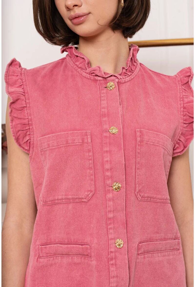 Odile Top | Old Rose Top Parisienne Collection 