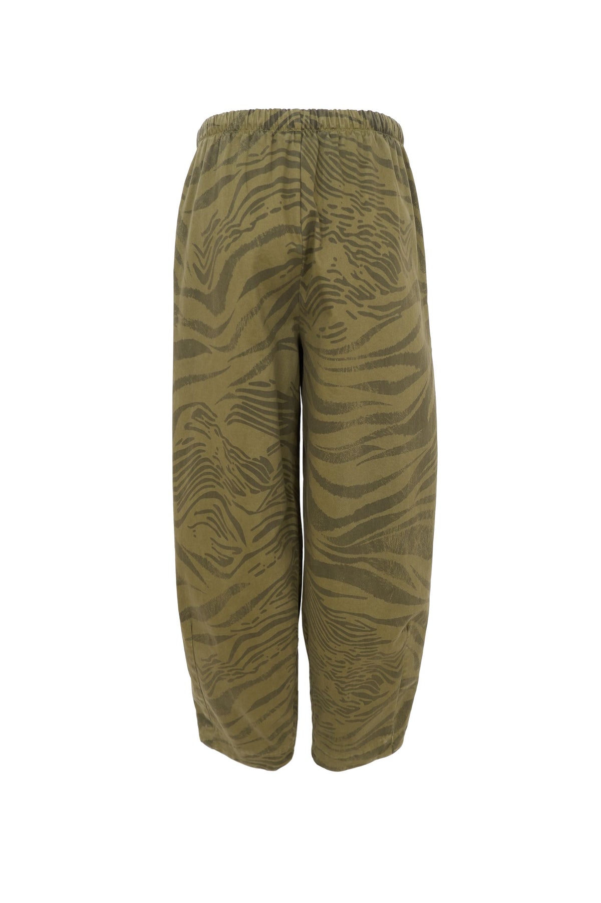 Ofelia Barrel Pant | Army Trousers Black Colour 