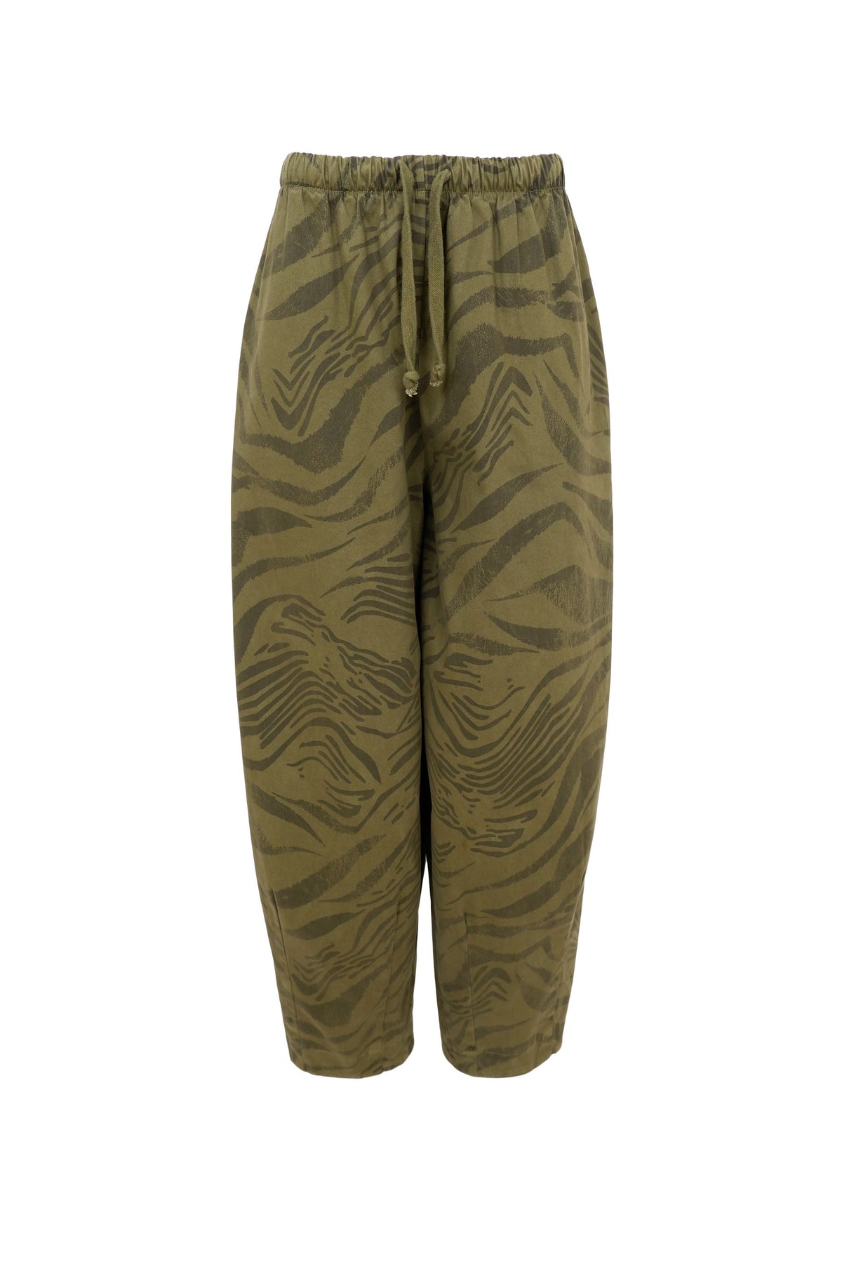Ofelia Barrel Pant | Army Trousers Black Colour 