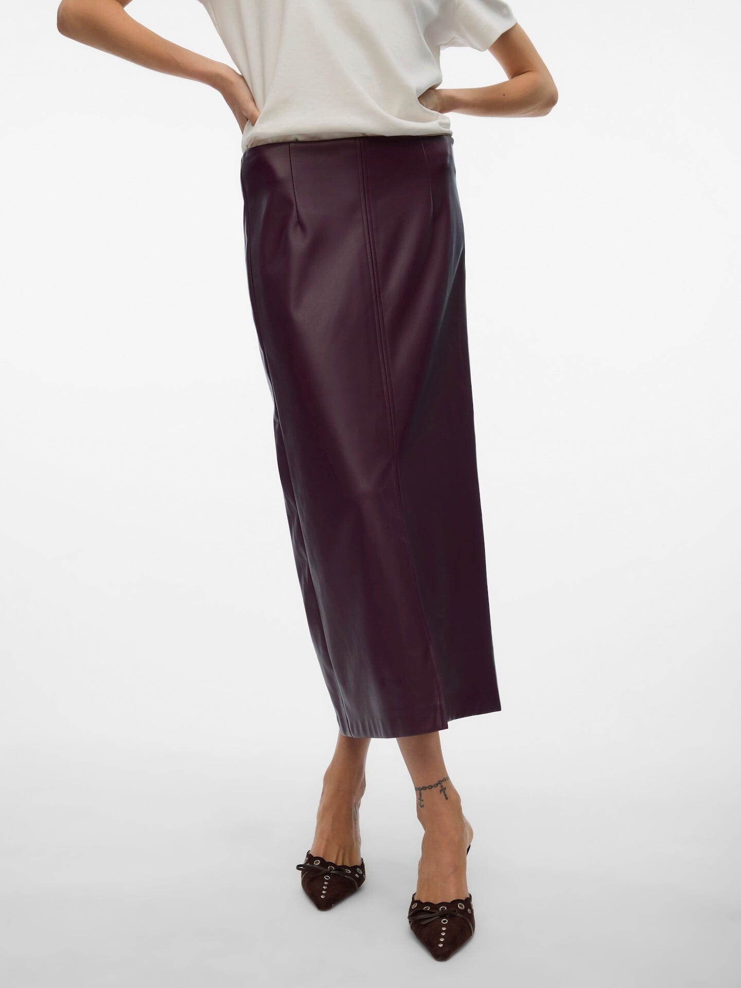 Olivelippa Skirt | Wine Tasting Skirt Vero Moda 