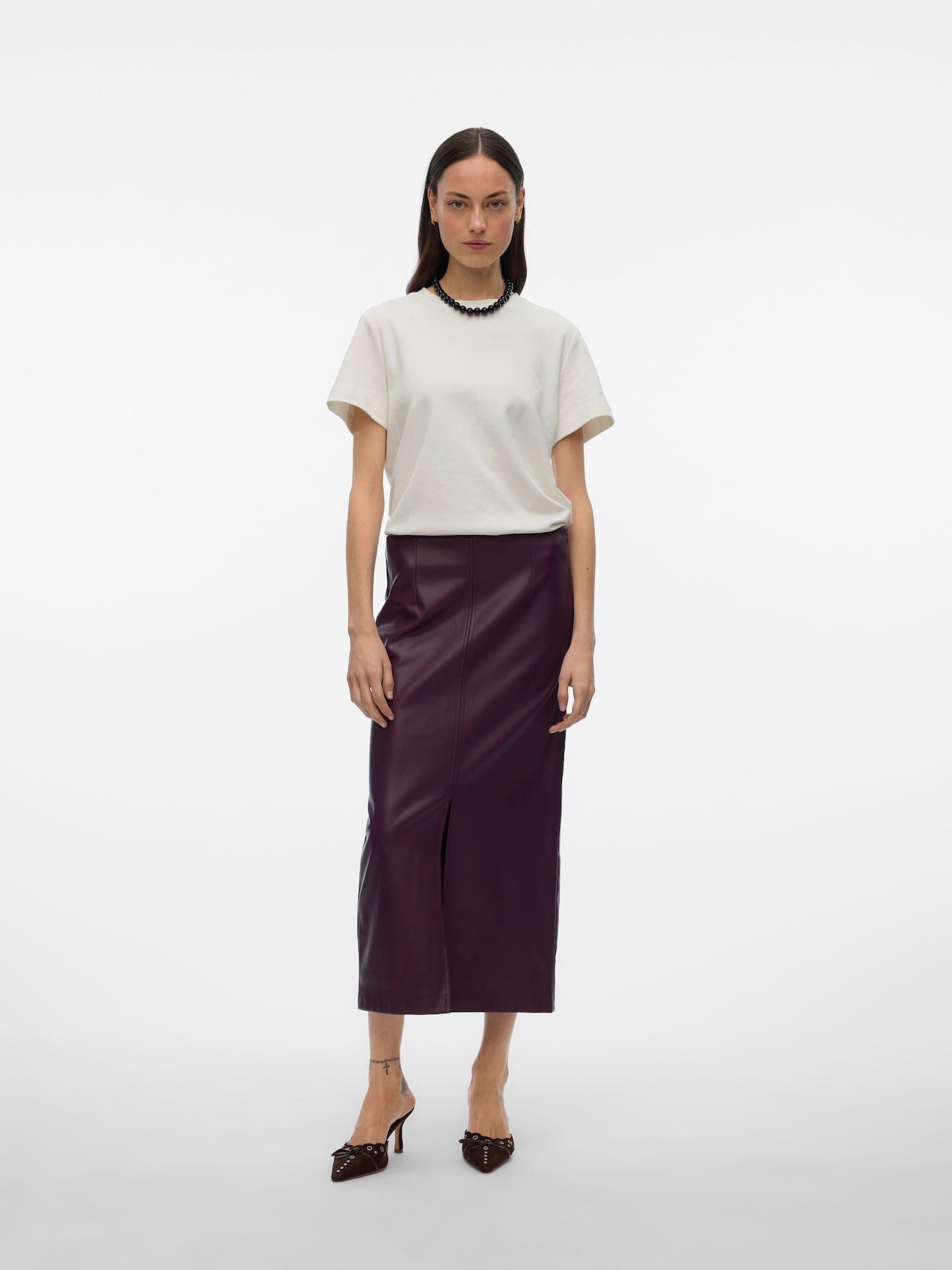Olivelippa Skirt | Wine Tasting Skirt Vero Moda 