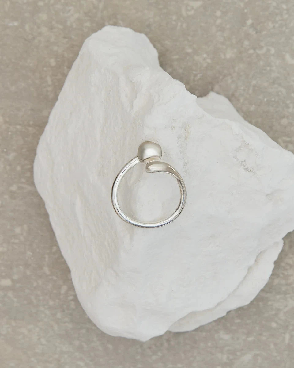 Open Ball Ring | Silver Ring Chalk 