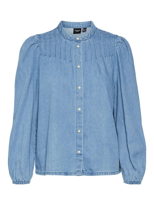 Paisley Shirt | Medium Blue Shirts & Tops Vero Moda 