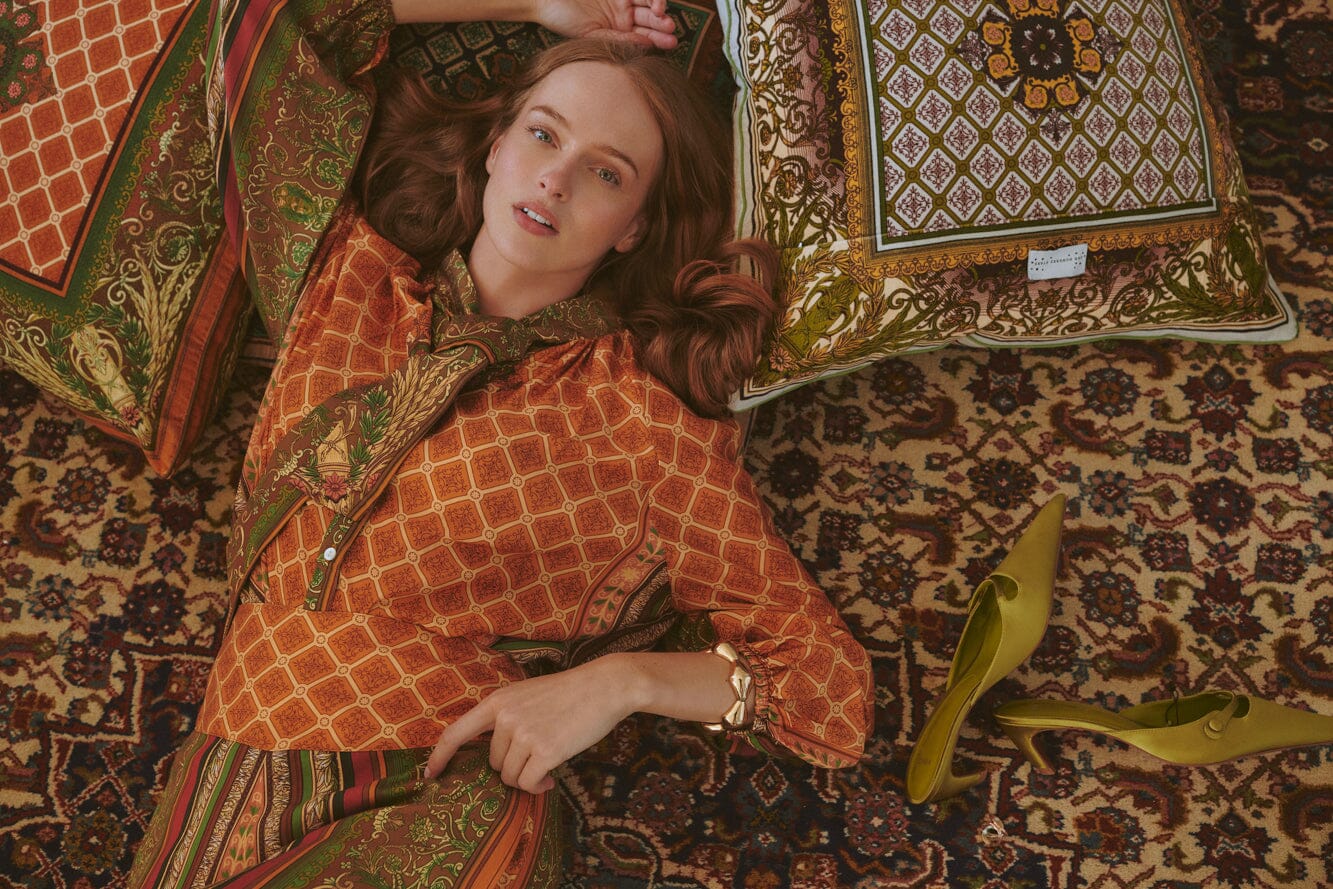 Palazzo Pants | Amulet | Gold Pants One Hundred Stars 