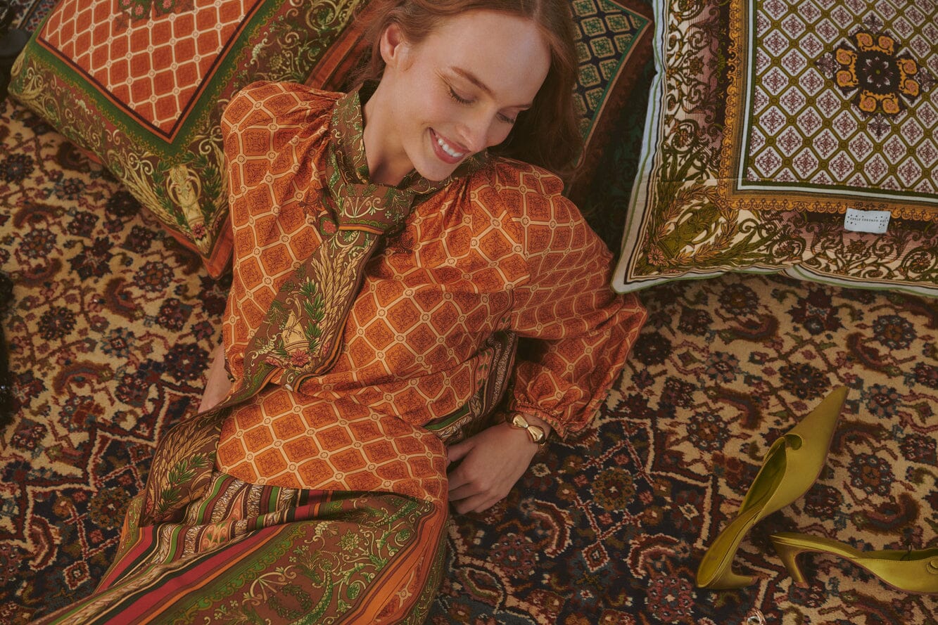 Palazzo Pants | Amulet | Gold Pants One Hundred Stars 