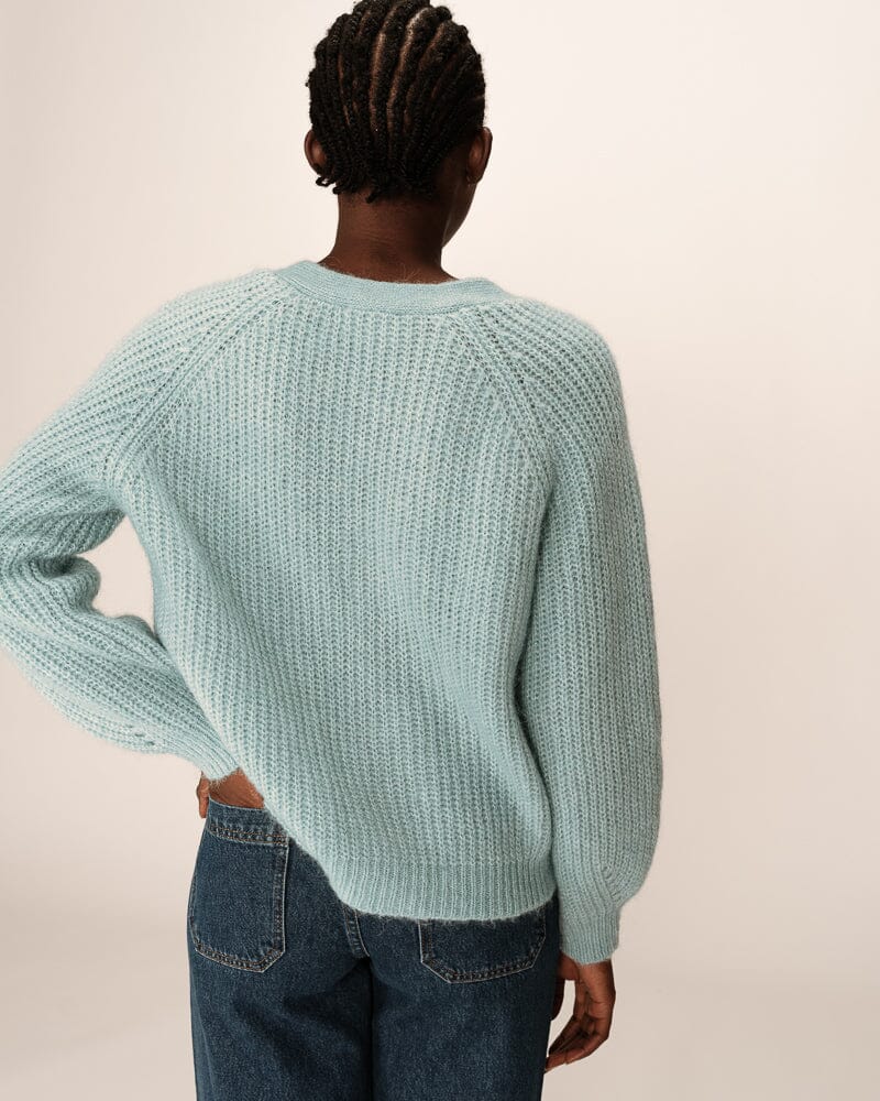 Panettone | Aqua Cardigan Grace and Mila 