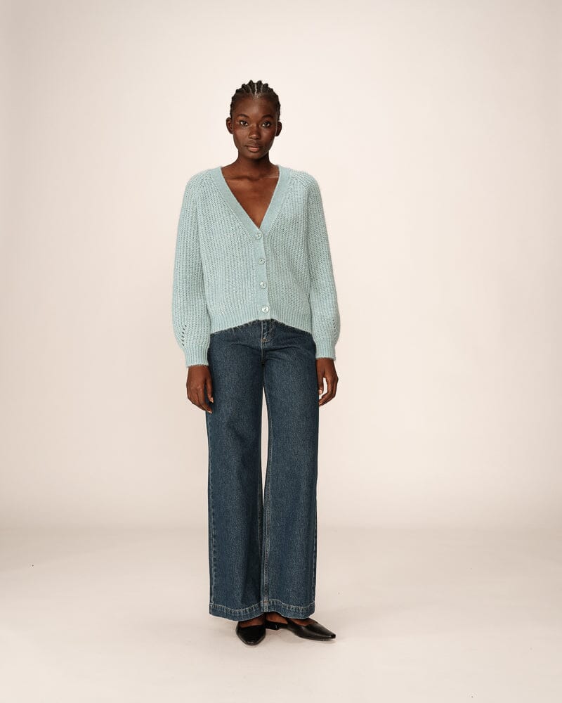 Panettone | Aqua Cardigan Grace and Mila 