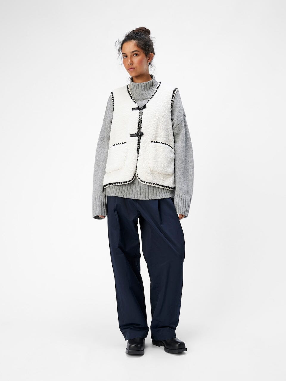 Object Pauline Waistcoat White Sand The White Room